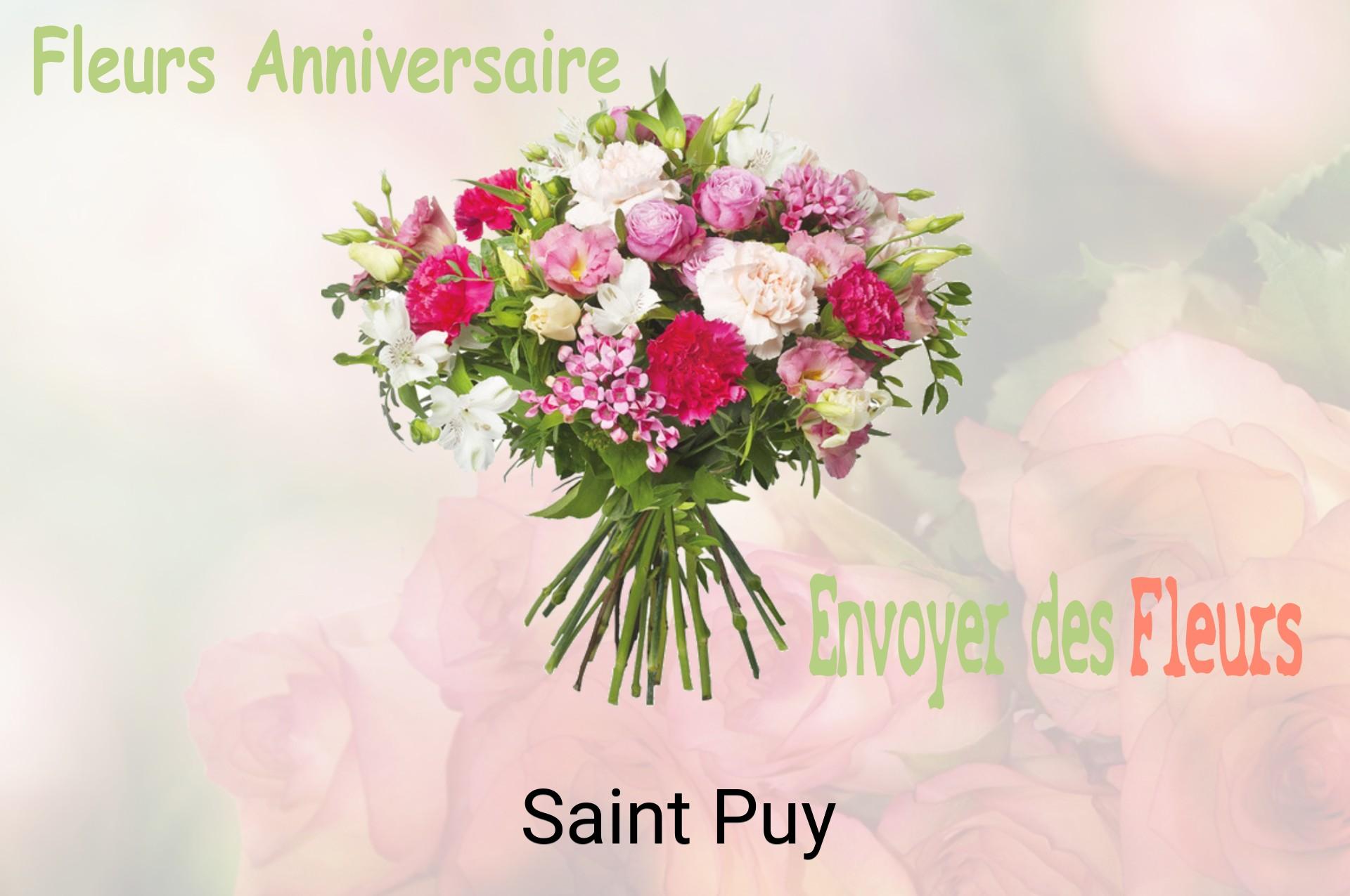 Bouquet de fleurs d’anniversaire livré à Saint-Puy